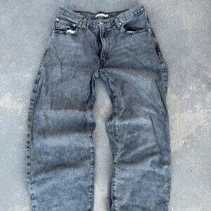 Levi’s Premium Women Baggy Dad Black Wash Denim